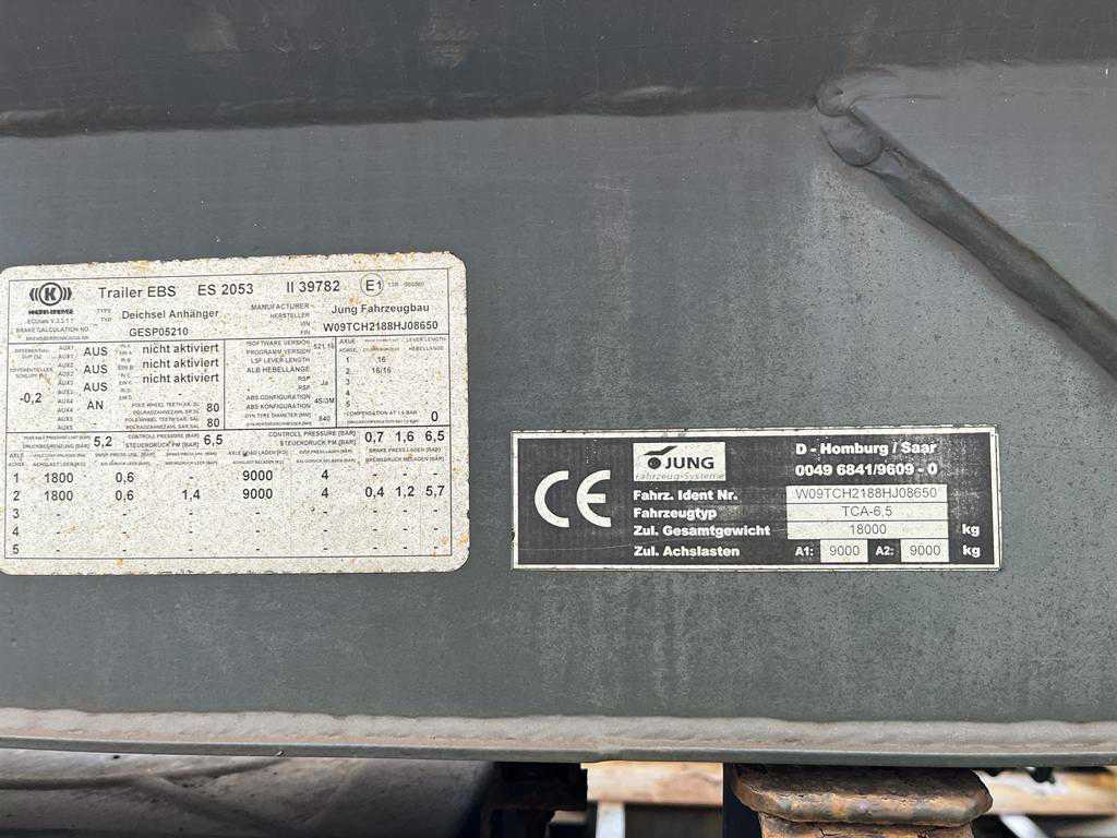 JUNG,R. JUNG,R. Containeranhänger Containeranhänger TCA 6,5 Apollo Abrollanhänger - Remolque multilift/ Portacontenedores de cadenas: foto 4 JUNG,R. JUNG,R. Containeranhänger Containeranhänger TCA 6,5 Apollo Abrollanhänger - Remolque multilift/ Portacontenedores de cadenas: foto 4