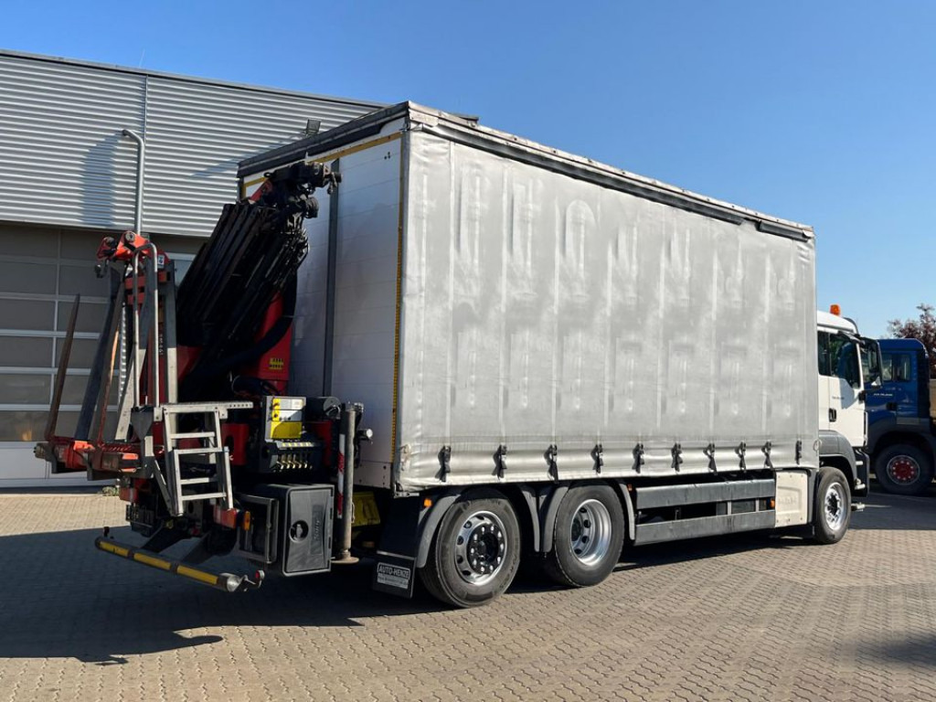 MAN MAN TG-S Pritsche Heckkran 26.400 6x2-2 BL 5xhydr.Ausschub, Funk - Camión lona, Camión grúa: foto 4 MAN MAN TG-S Pritsche Heckkran 26.400 6x2-2 BL 5xhydr.Ausschub, Funk - Camión lona, Camión grúa: foto 4