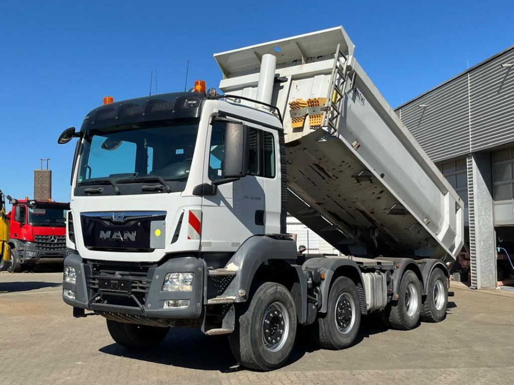 MAN TG-S 35.400 8x6H 4 Achs Muldenkipper Carnehl - Camión portacontenedor de cadenas: foto 1 MAN TG-S 35.400 8x6H 4 Achs Muldenkipper Carnehl - Camión portacontenedor de cadenas: foto 1