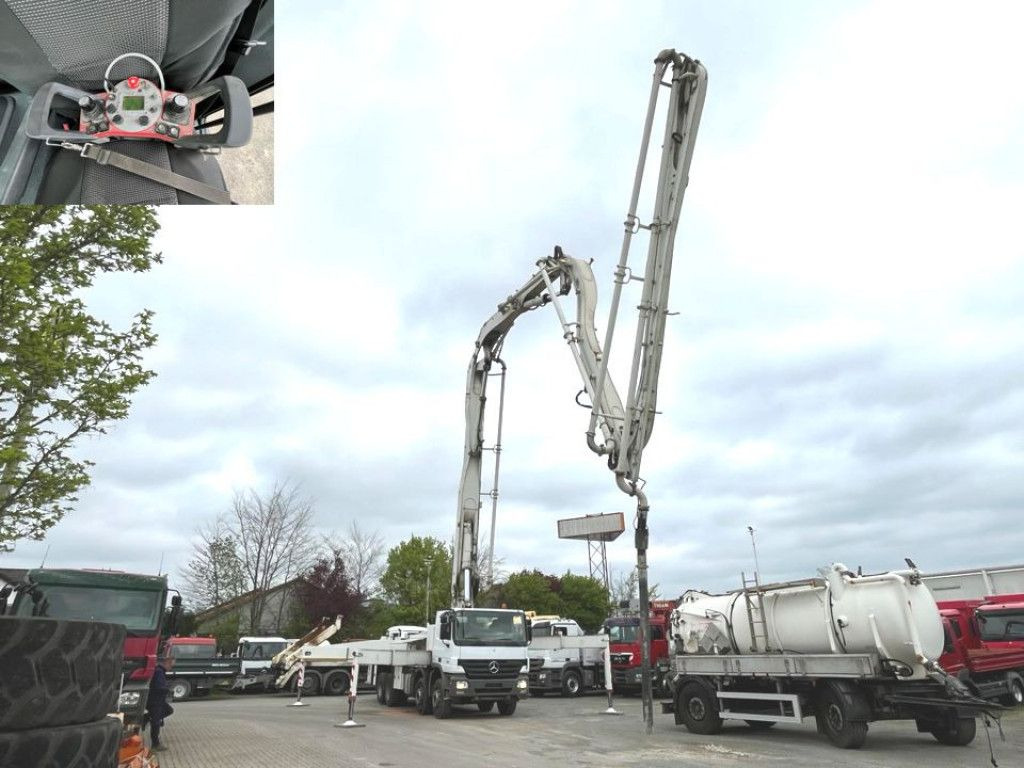 Mercedes-Benz Actros 3241 B 8x4 Betonpumpe Putzmeister 42m - Bomba de hormigón: foto 1 Mercedes-Benz Actros 3241 B 8x4 Betonpumpe Putzmeister 42m - Bomba de hormigón: foto 1