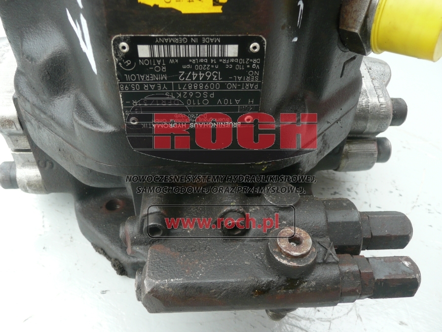 BRUENINGHAUS HYDROMATIK HA10VO110DFR1/31R-PSC62K15 00988871 - Bomba hidráulica para Procesadora forestal: foto 2 BRUENINGHAUS HYDROMATIK HA10VO110DFR1/31R-PSC62K15 00988871 - Bomba hidráulica para Procesadora forestal: foto 2