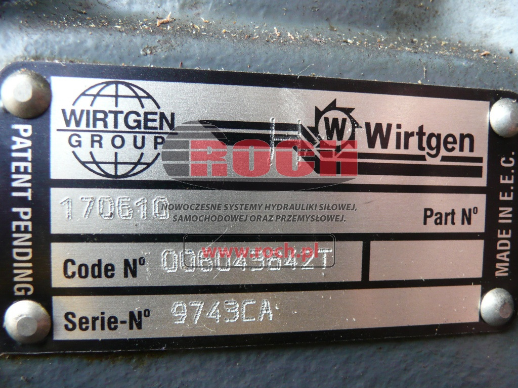 WIRTGEN 170610 006043842T - Motor hidráulico: foto 2 WIRTGEN 170610 006043842T - Motor hidráulico: foto 2