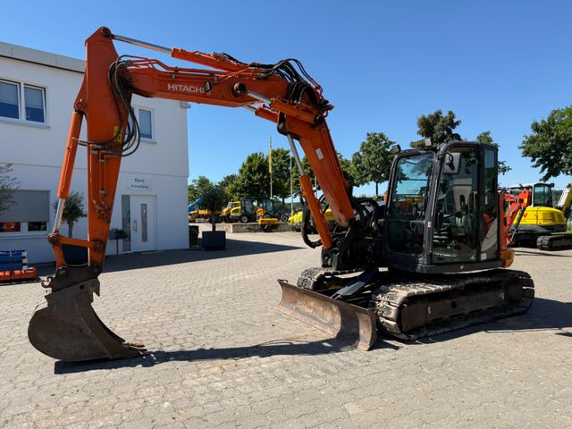 Hitachi ZX 85 USB-5A, Bj 17, 5190 BH, hydr. VA, MS08, TL - Miniexcavadora: foto 1 Hitachi ZX 85 USB-5A, Bj 17, 5190 BH, hydr. VA, MS08, TL - Miniexcavadora: foto 1