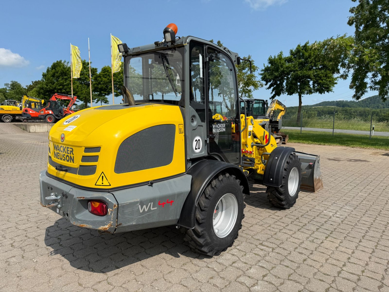 Wacker WL 44, BJ 22, 775 BH, Schaufel, Gabel, TOP - Cargadora de ruedas: foto 4 Wacker WL 44, BJ 22, 775 BH, Schaufel, Gabel, TOP - Cargadora de ruedas: foto 4