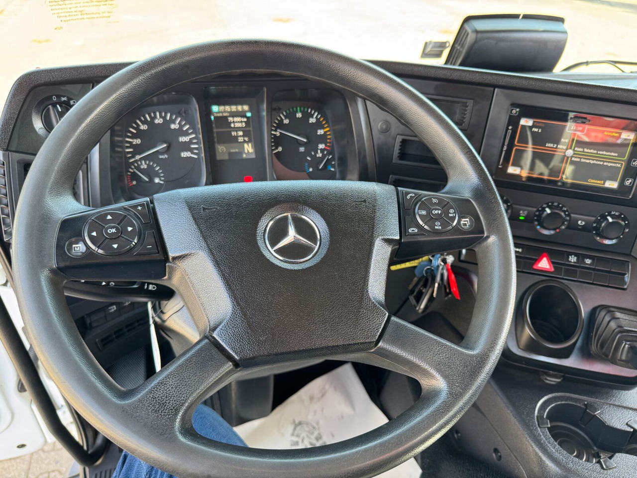 Camión volquete, Camión grúa Mercedes-Benz AROCS 1832 4x2 Euro 6 Kipper Kran FASSI F120FB: foto 26