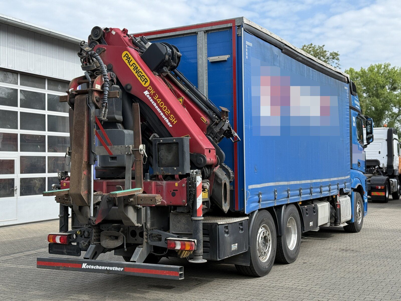 Mercedes-Benz Actros 6x2 Pritsche Kran Palfinger PK34002 + JIB - Camión grúa: foto 3 Mercedes-Benz Actros 6x2 Pritsche Kran Palfinger PK34002 + JIB - Camión grúa: foto 3