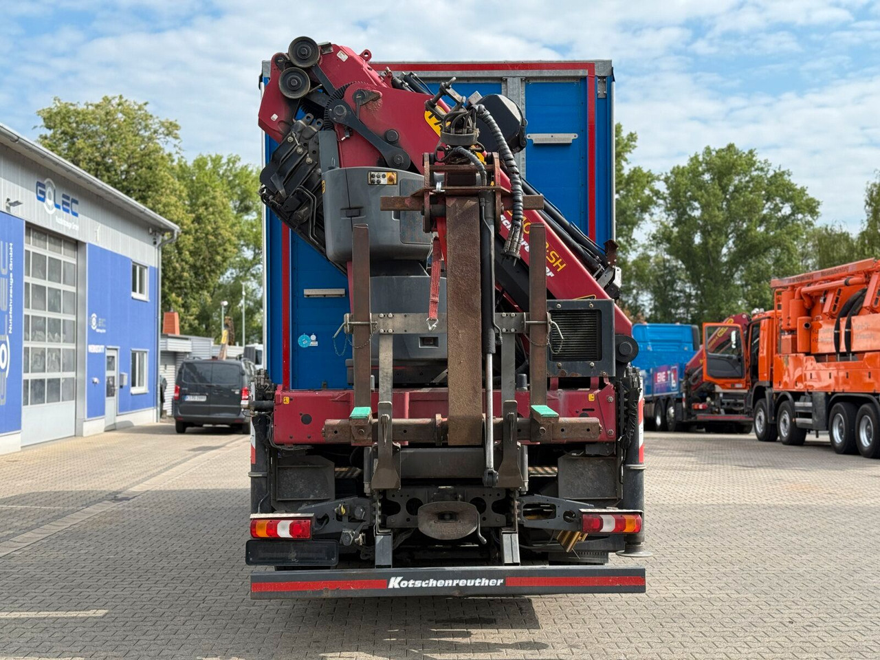 Mercedes-Benz Actros 6x2 Pritsche Kran Palfinger PK34002 + JIB - Camión caja abierta, Camión grúa: foto 4 Mercedes-Benz Actros 6x2 Pritsche Kran Palfinger PK34002 + JIB - Camión caja abierta, Camión grúa: foto 4