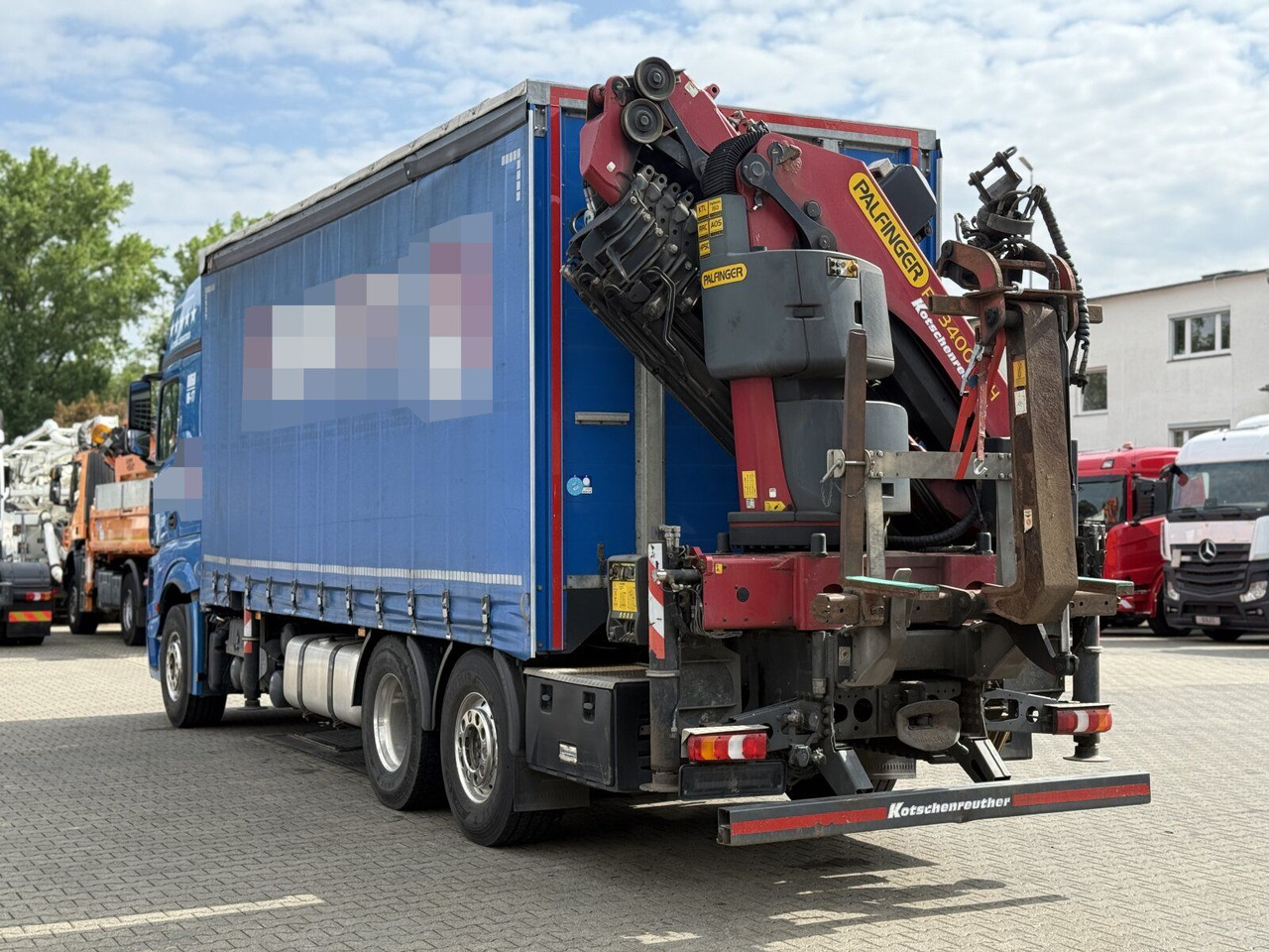 Mercedes-Benz Actros 6x2 Pritsche Kran Palfinger PK34002 + JIB - Camión lona, Camión grúa: foto 5 Mercedes-Benz Actros 6x2 Pritsche Kran Palfinger PK34002 + JIB - Camión lona, Camión grúa: foto 5