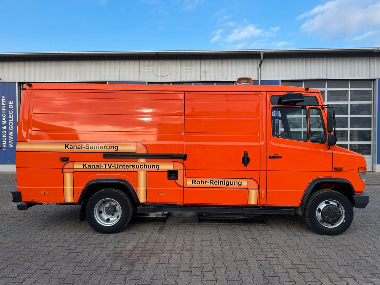 Mercedes-Benz Vario 818D Kanalreiniger Rockstroh Drain Jet 100 - Limpieza de alcantarillado: foto 4 Mercedes-Benz Vario 818D Kanalreiniger Rockstroh Drain Jet 100 - Limpieza de alcantarillado: foto 4