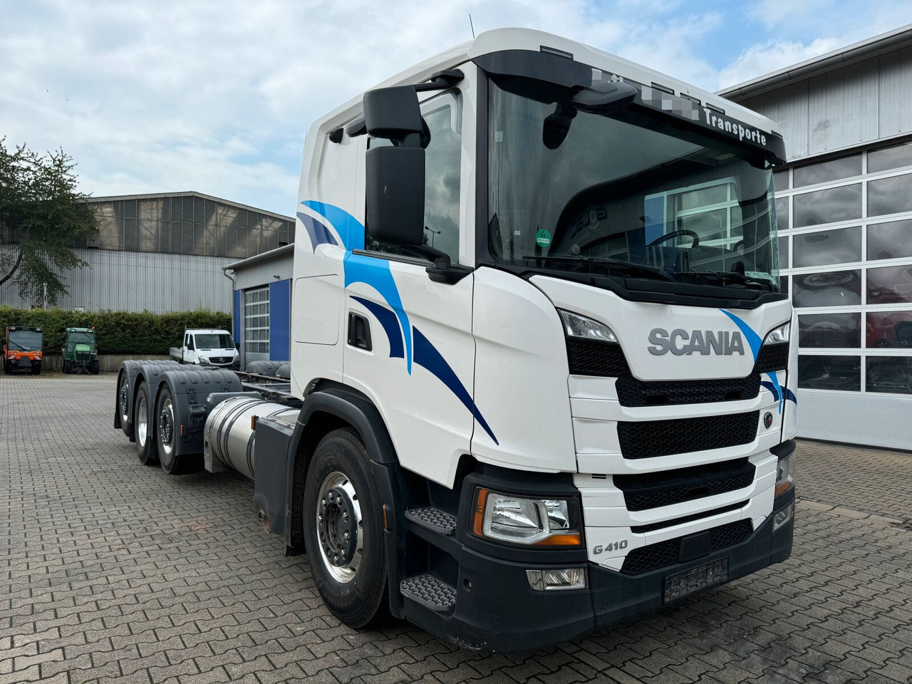 Scania G 410 B8x2*6 NB LNG Fahrgestell Nebenantrieb - Camión cisterna, Camión grúa: foto 1 Scania G 410 B8x2*6 NB LNG Fahrgestell Nebenantrieb - Camión cisterna, Camión grúa: foto 1
