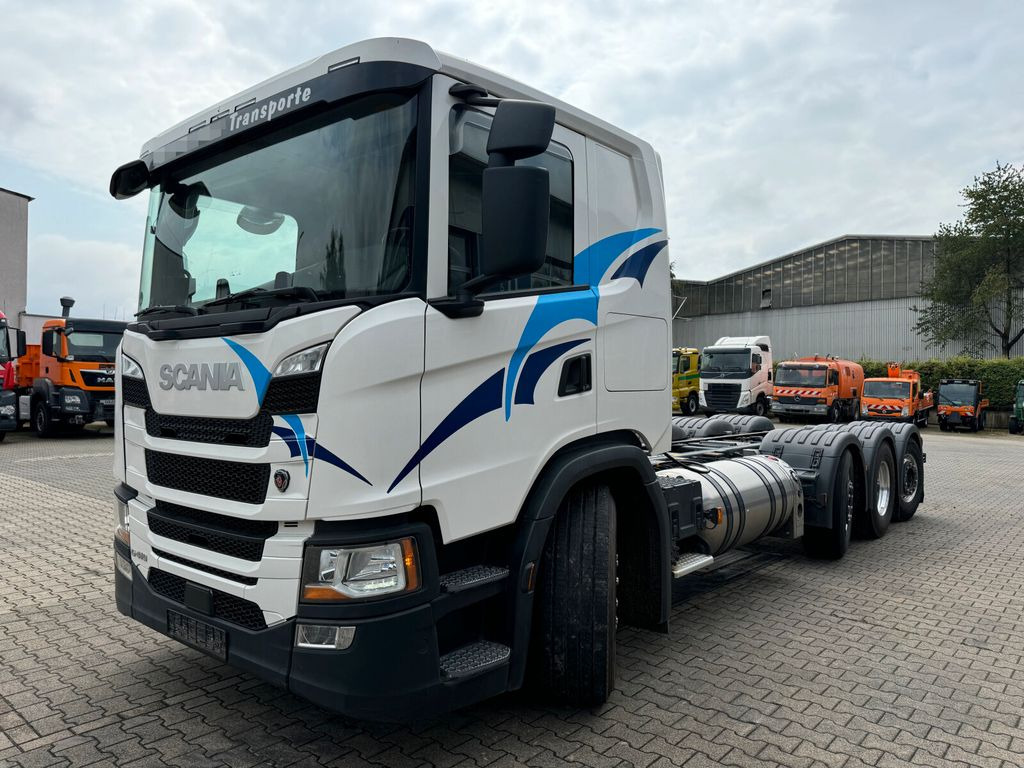 Scania G 410 B8x2*6 NB LNG Fahrgestell Nebenantrieb - Camión chasis, Camión grúa: foto 3 Scania G 410 B8x2*6 NB LNG Fahrgestell Nebenantrieb - Camión chasis, Camión grúa: foto 3