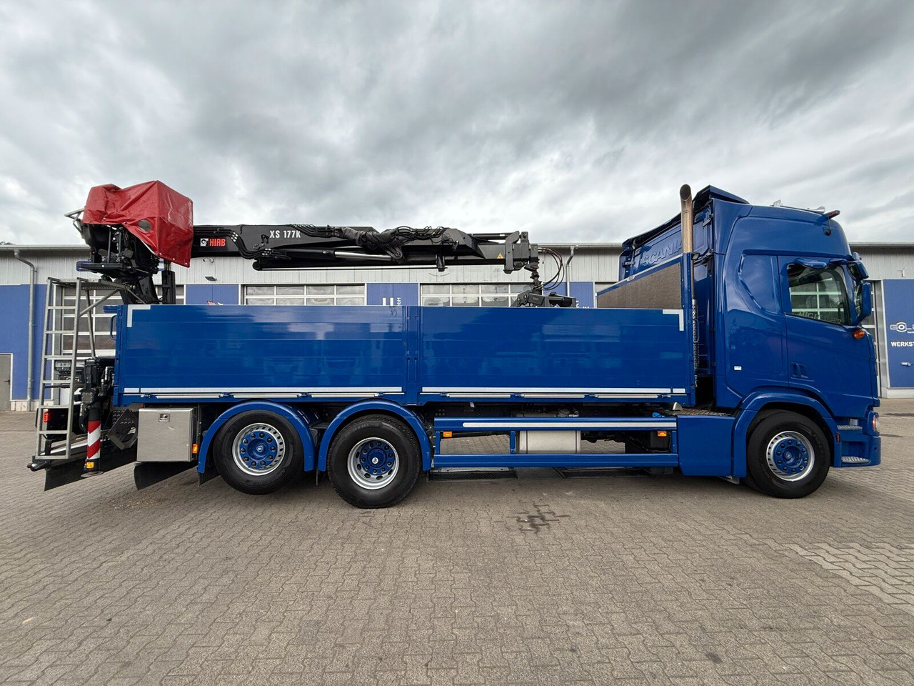 Scania R500 6x2 Pritsche mit Kran HIAB 177K PRO Scania R500 6x2 Pritsche mit Kran HIAB 177K PRO - Camión caja abierta, Camión grúa: foto 2 Scania R500 6x2 Pritsche mit Kran HIAB 177K PRO Scania R500 6x2 Pritsche mit Kran HIAB 177K PRO - Camión caja abierta, Camión grúa: foto 2