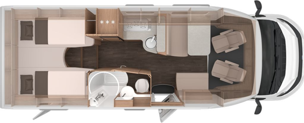 Knaus L!VE TI 700 MEG Platinum Selection 180 PS/Automa - Autocaravana perfilada: foto 2 Knaus L!VE TI 700 MEG Platinum Selection 180 PS/Automa - Autocaravana perfilada: foto 2