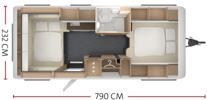 Tabbert PEP PANTIGA 550 E Leichter Hagel Bugfront - Caravana: foto 2 Tabbert PEP PANTIGA 550 E Leichter Hagel Bugfront - Caravana: foto 2