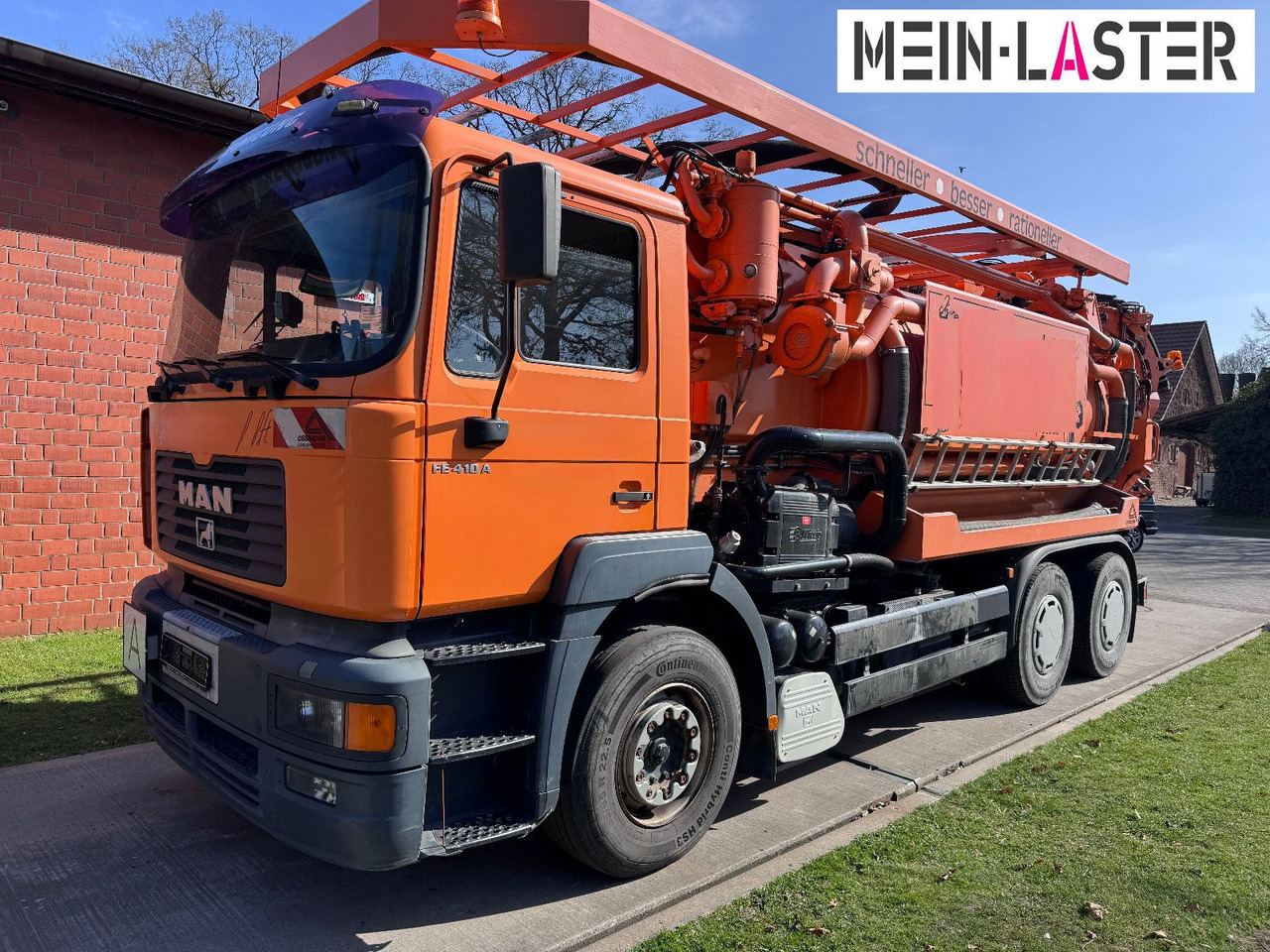 MAN FE 410 Assmann Saug HD Spüler Recycling + FB. - Limpieza de alcantarillado: foto 3 MAN FE 410 Assmann Saug HD Spüler Recycling + FB. - Limpieza de alcantarillado: foto 3