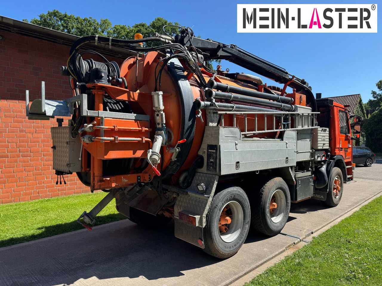 Limpieza de alcantarillado Scania 112 6x4 Saug Spül Kombi Kaiser Top Zustand 6x4: foto 6