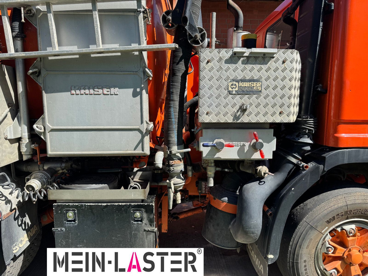 Limpieza de alcantarillado Scania 112 6x4 Saug Spül Kombi Kaiser Top Zustand 6x4: foto 9