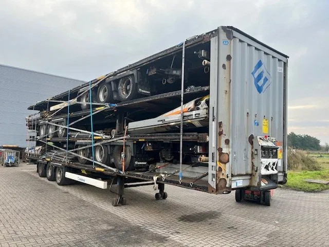 Krone multiple 2014 & 2015 XL P400 mega huckepack curtain sided trailer stacks - Semirremolque caja cerrada: foto 1 Krone multiple 2014 & 2015 XL P400 mega huckepack curtain sided trailer stacks - Semirremolque caja cerrada: foto 1