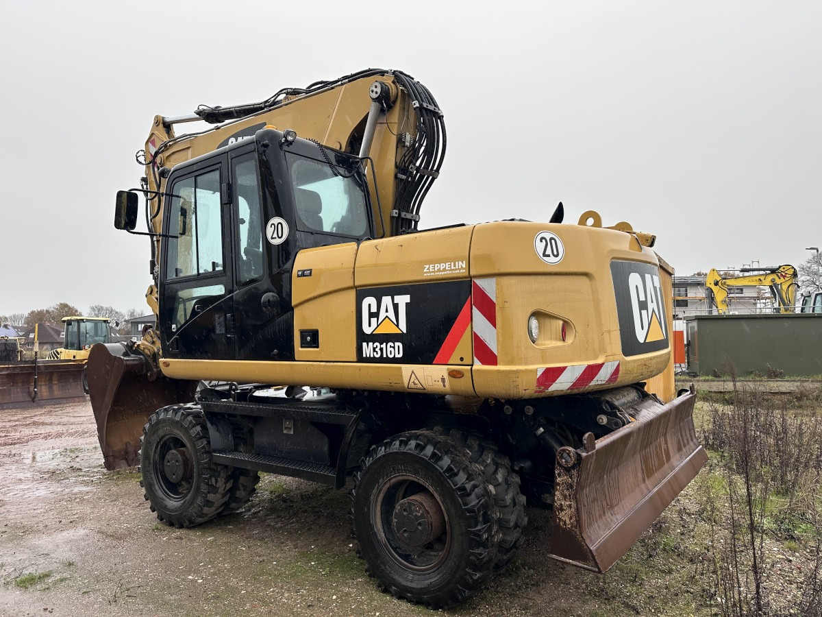 CATERPILLAR M 316 D full Hydr. Top Zustand German machine ! - Excavadora de ruedas: foto 2 CATERPILLAR M 316 D full Hydr. Top Zustand German machine ! - Excavadora de ruedas: foto 2