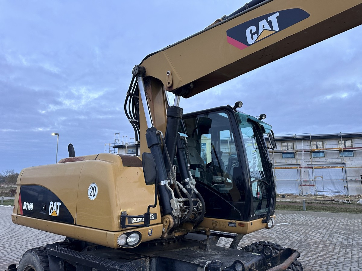 Excavadora de ruedas CATERPILLAR M 318 D full Hydr. Top Zustand German machine !: foto 15 Excavadora de ruedas CATERPILLAR M 318 D full Hydr. Top Zustand German machine !: foto 15