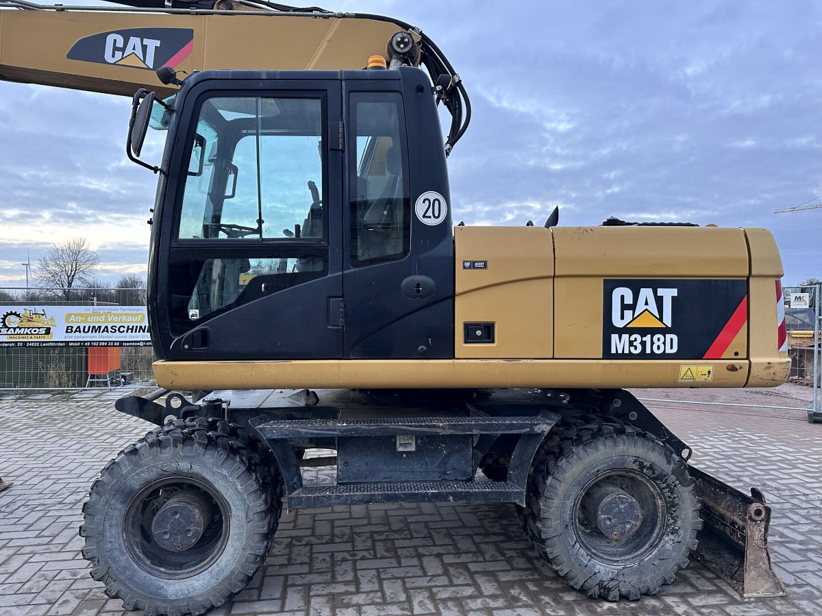 Excavadora de ruedas CATERPILLAR M 318 D full Hydr. Top Zustand German machine !: foto 8 Excavadora de ruedas CATERPILLAR M 318 D full Hydr. Top Zustand German machine !: foto 8