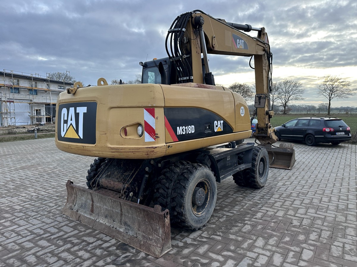 Excavadora de ruedas CATERPILLAR M 318 D full Hydr. Top Zustand German machine !: foto 7 Excavadora de ruedas CATERPILLAR M 318 D full Hydr. Top Zustand German machine !: foto 7