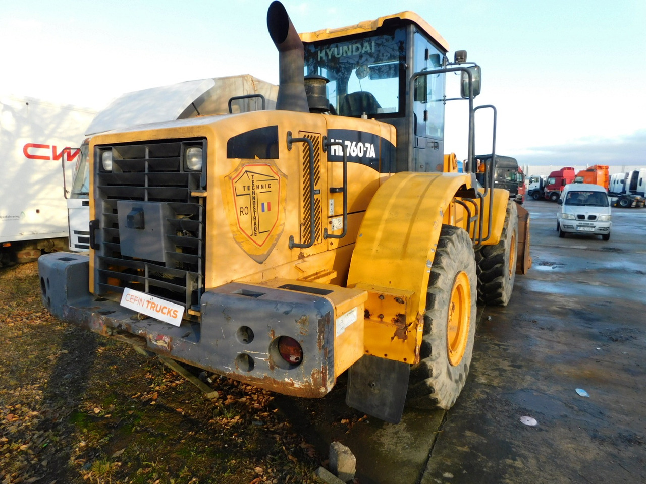 Hyundai Echipament incarcator frontal hl 760 7a - Cargadora de ruedas: foto 5 Hyundai Echipament incarcator frontal hl 760 7a - Cargadora de ruedas: foto 5