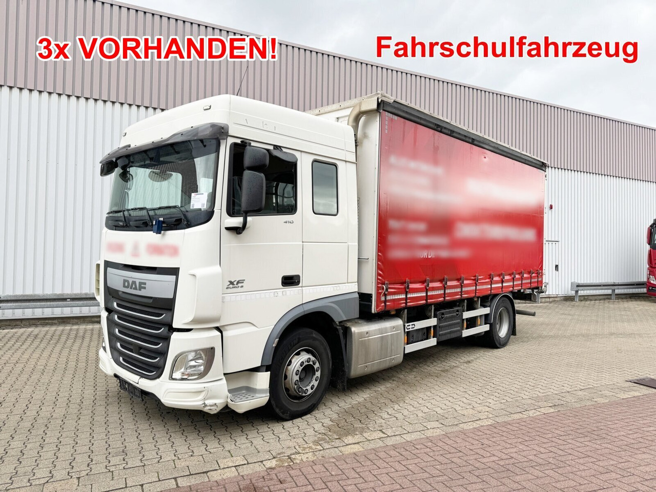 DAF XF 410 FA 4x2 XF 410 FA 4x2, Fahrschule, 2x AHK, 6 Sitze - Camión caja abierta: foto 1 DAF XF 410 FA 4x2 XF 410 FA 4x2, Fahrschule, 2x AHK, 6 Sitze - Camión caja abierta: foto 1