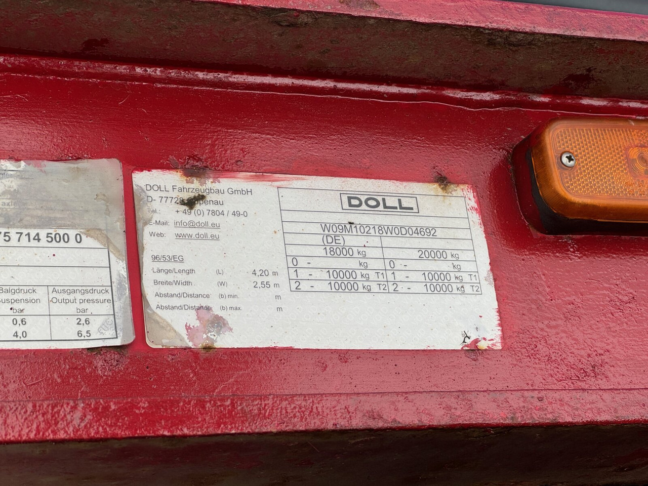 Remolque maderero Doll M135 Nachläufer M135 Nachläufer: foto 7