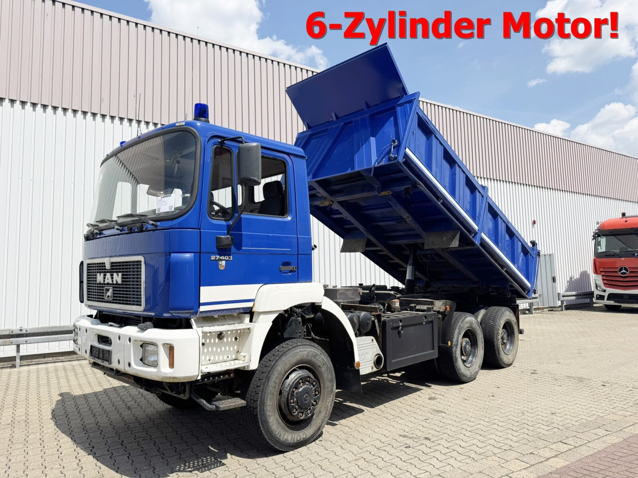 MAN 27.403 6x6 BB 27.403 6x6 BB, EX-THW - Camión volquete: foto 1 MAN 27.403 6x6 BB 27.403 6x6 BB, EX-THW - Camión volquete: foto 1