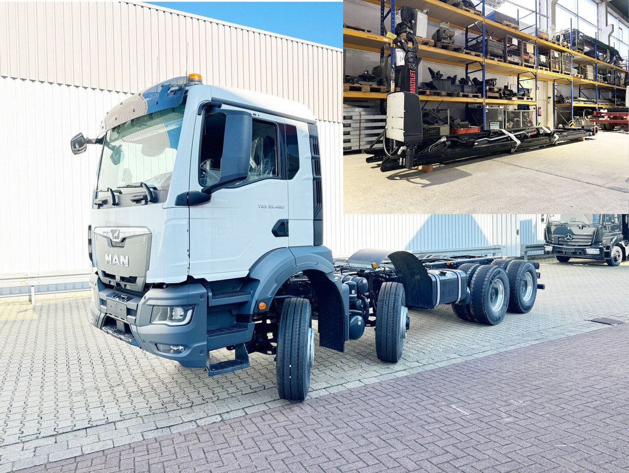 MAN TGS 35.480 8x6H BL CH TGS 35.480 8x6H BL CH, HydroDrive, Navi, Nebenantrieb - Camión multibasculante: foto 1 MAN TGS 35.480 8x6H BL CH TGS 35.480 8x6H BL CH, HydroDrive, Navi, Nebenantrieb - Camión multibasculante: foto 1