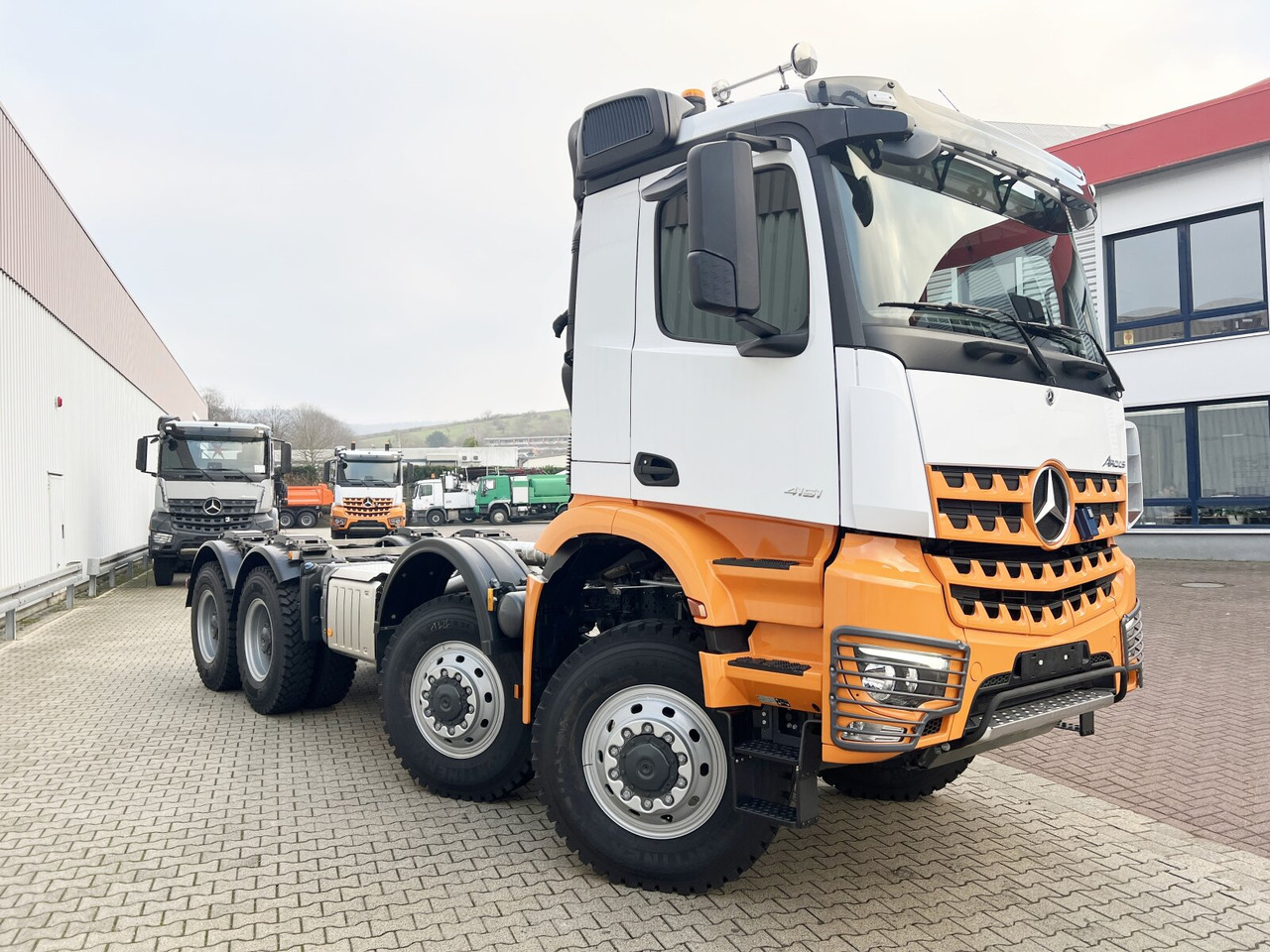 Leasing de Mercedes-Benz Arocs 4151 AK 8x8/4 Arocs 4151 AK 8x8/4, Grounder, Meiller Stahlmulde 18m³ Mercedes-Benz Arocs 4151 AK 8x8/4 Arocs 4151 AK 8x8/4, Grounder, Meiller Stahlmulde 18m³: foto 9