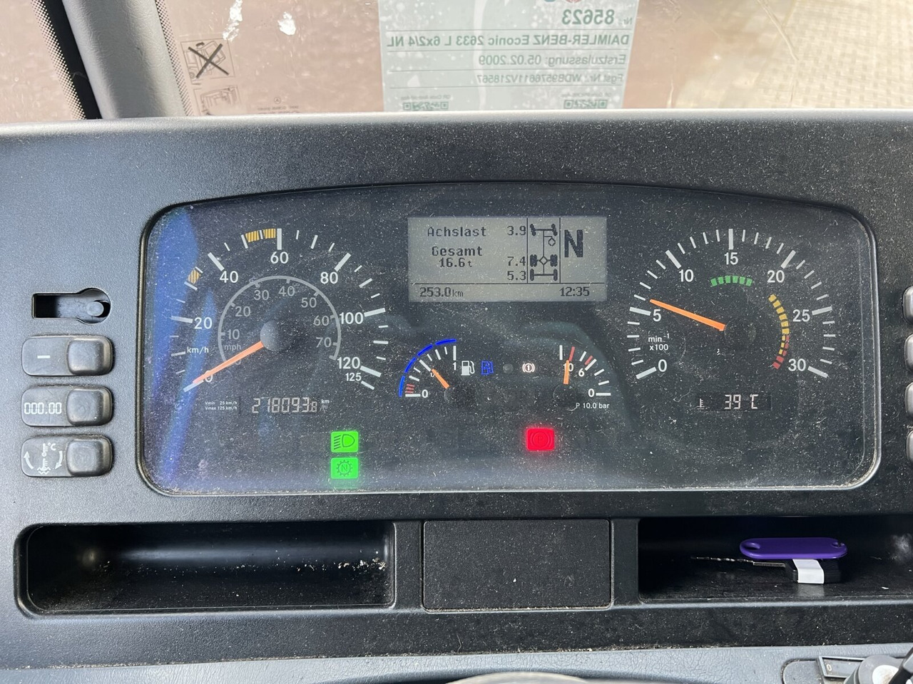 Camión de basura para transporte de basura Mercedes-Benz Econic 2633 L 6x2/4 NLA Econic 2633 L 6x2/4 NLA, Lenkachse, Zöller Medium XL, Zöller-Schüttung: foto 7 Camión de basura para transporte de basura Mercedes-Benz Econic 2633 L 6x2/4 NLA Econic 2633 L 6x2/4 NLA, Lenkachse, Zöller Medium XL, Zöller-Schüttung: foto 7