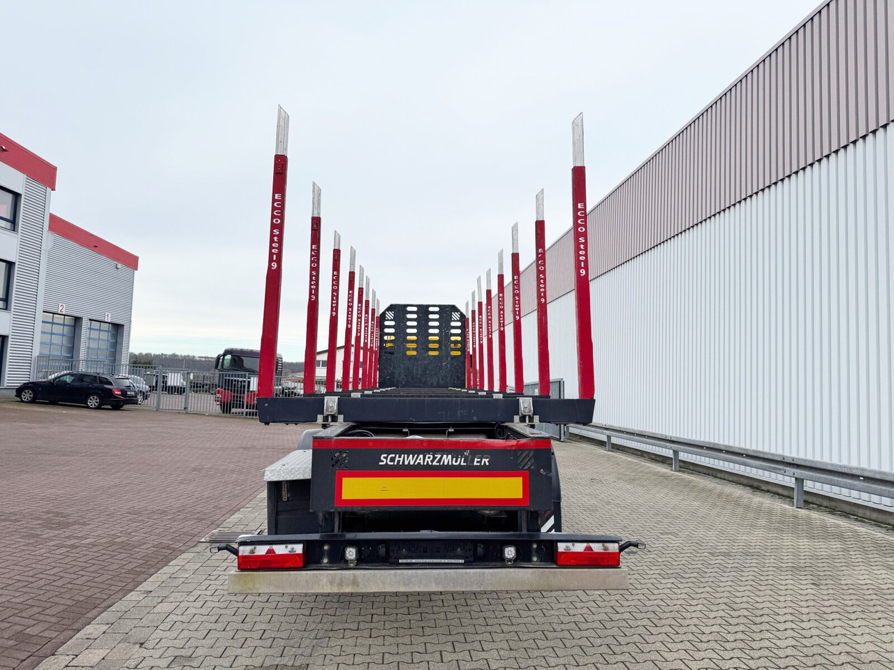 Semirremolque maderero Schwarzmüller 3-Achs Holzauflieger 3-Achs Holzauflieger, Liftachse, MEHRFACH VORHANDEN!: foto 7