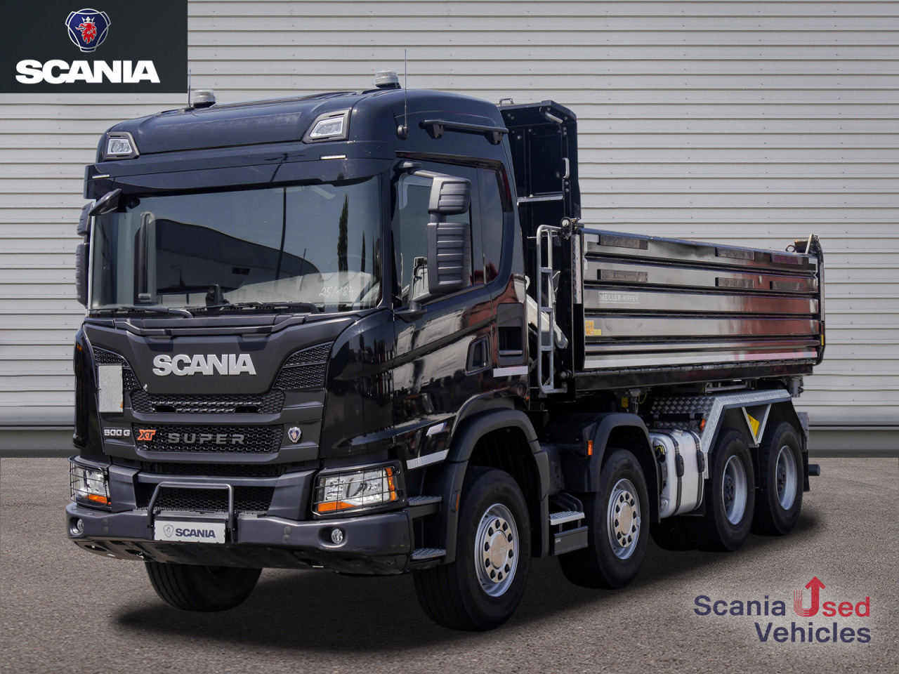 SCANIA G 500 B8x4HZ XT - Meiller Gesteinskipper - - Camión volquete: foto 1 SCANIA G 500 B8x4HZ XT - Meiller Gesteinskipper - - Camión volquete: foto 1