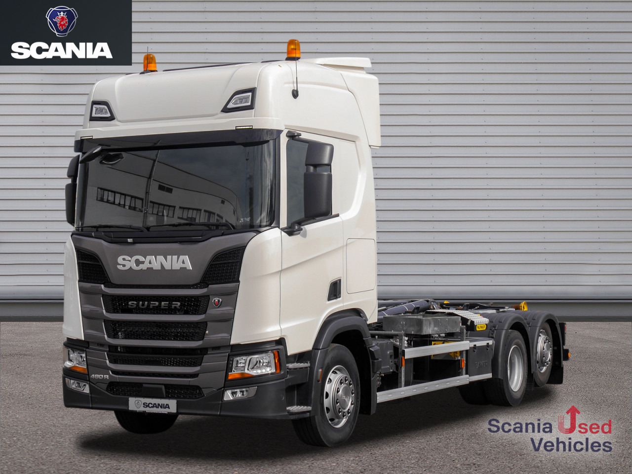 SCANIA R 460 B6x2*4NA - SUPER - PALFINGER PH T 20 - Camión multibasculante: foto 1 SCANIA R 460 B6x2*4NA - SUPER - PALFINGER PH T 20 - Camión multibasculante: foto 1