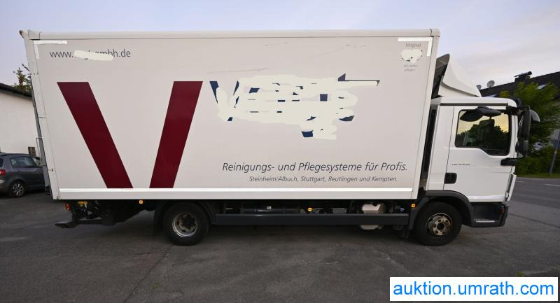 MAN MAN TGL 12.250 4x2 L/BL Koffer Ladebordwand Klimaautomatik NAVI Luftfederung Automatikgetriebe EURO 6 - Camión caja cerrada: foto 5 MAN MAN TGL 12.250 4x2 L/BL Koffer Ladebordwand Klimaautomatik NAVI Luftfederung Automatikgetriebe EURO 6 - Camión caja cerrada: foto 5