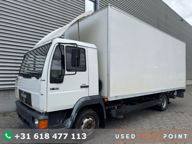MAN 8.163 / Tail Lift / Manual / 3 Seats / Belgium Truck - Camión caja cerrada: foto 1 MAN 8.163 / Tail Lift / Manual / 3 Seats / Belgium Truck - Camión caja cerrada: foto 1