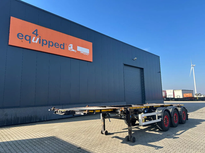 Burg 20FT / 20FT SWAP ADR, 3.690kg, SAF INTRADISC, 2 liftassen, APK/ADR: 9/2025 - Semirremolque portacontenedore/ Intercambiable: foto 1 Burg 20FT / 20FT SWAP ADR, 3.690kg, SAF INTRADISC, 2 liftassen, APK/ADR: 9/2025 - Semirremolque portacontenedore/ Intercambiable: foto 1