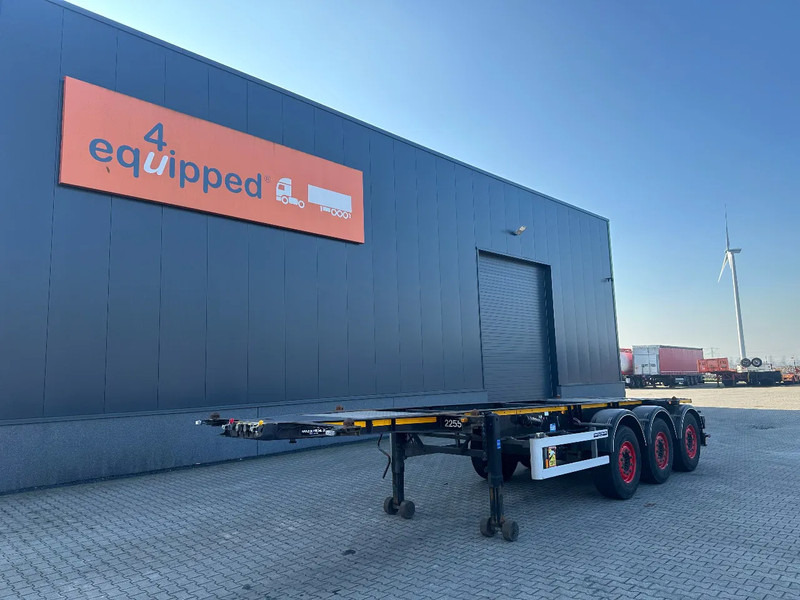Burg 20FT / 20FT SWAP ADR (EX/II, EX/III, FL, AT) Chassis, 3.690kg, SAF INTRADISC, 2x Liftaxle, NL-chassis - Semirremolque portacontenedore/ Intercambiable: foto 1 Burg 20FT / 20FT SWAP ADR (EX/II, EX/III, FL, AT) Chassis, 3.690kg, SAF INTRADISC, 2x Liftaxle, NL-chassis - Semirremolque portacontenedore/ Intercambiable: foto 1