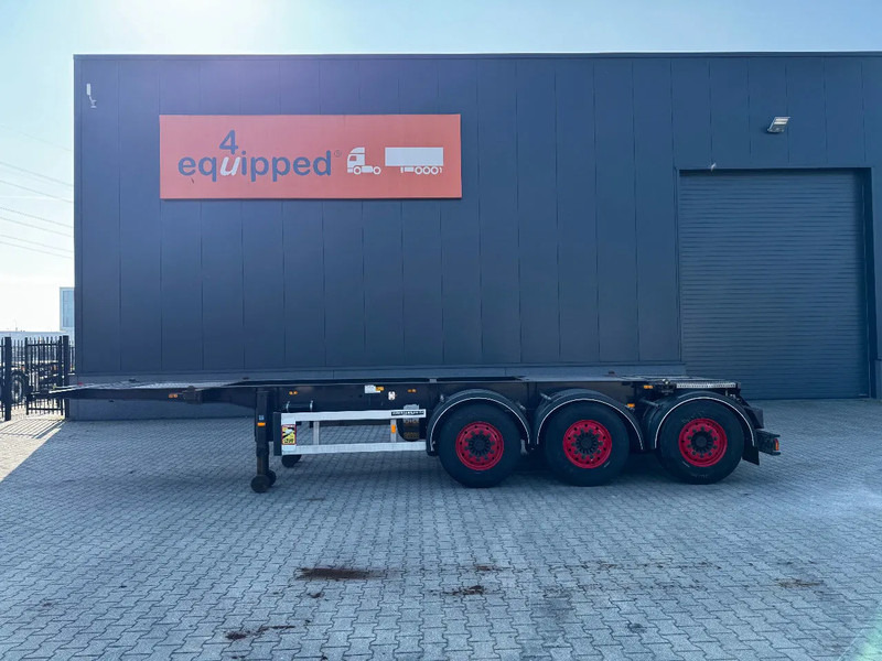 Burg 20FT/3-axles, SAF INTRADISC, ADR (EXII, EXII, FL, AT), 2x LIFTAXLE, NL-Chassis - Semirremolque portacontenedore/ Intercambiable: foto 4 Burg 20FT/3-axles, SAF INTRADISC, ADR (EXII, EXII, FL, AT), 2x LIFTAXLE, NL-Chassis - Semirremolque portacontenedore/ Intercambiable: foto 4