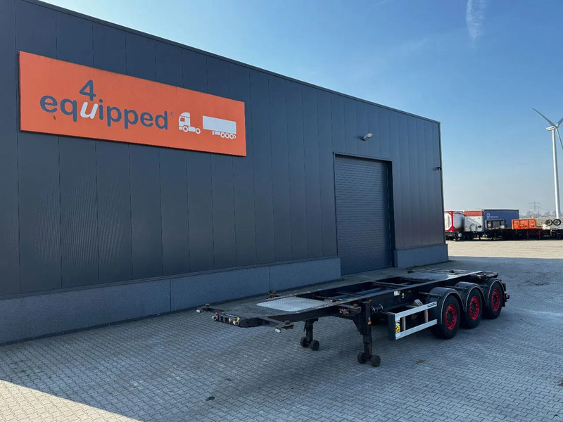 Burg 20FT/3-axles, SAF INTRADISC, ADR (EXII, EXII, FL, AT), 2x LIFTAXLE, NL-Chassis - Semirremolque portacontenedore/ Intercambiable: foto 1 Burg 20FT/3-axles, SAF INTRADISC, ADR (EXII, EXII, FL, AT), 2x LIFTAXLE, NL-Chassis - Semirremolque portacontenedore/ Intercambiable: foto 1
