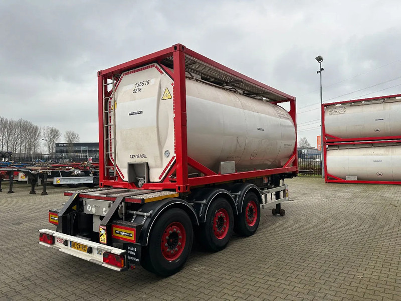 Burg 20FT ADR (EX/II, EX/III, FL, AT) Chassis + Tankcontainer 26.000L /3 baffels - Semirremolque cisterna: foto 4 Burg 20FT ADR (EX/II, EX/III, FL, AT) Chassis + Tankcontainer 26.000L /3 baffels - Semirremolque cisterna: foto 4