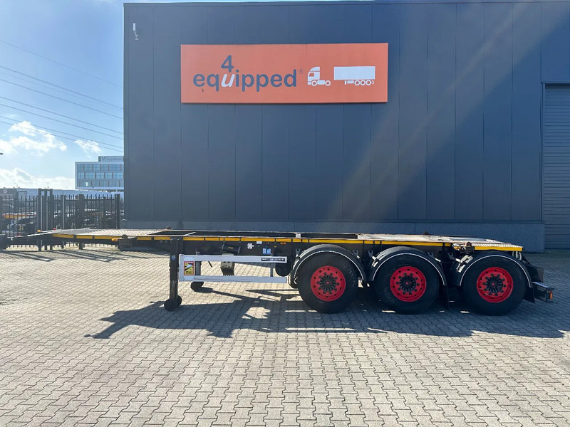 Burg 20FT ADR (EX/II, EX/III, FL, AT), Leergewicht : 3.690kg, SAF INTRADISC, 2x Liftachse, NL-Chassis - Semirremolque portacontenedore/ Intercambiable: foto 2 Burg 20FT ADR (EX/II, EX/III, FL, AT), Leergewicht : 3.690kg, SAF INTRADISC, 2x Liftachse, NL-Chassis - Semirremolque portacontenedore/ Intercambiable: foto 2