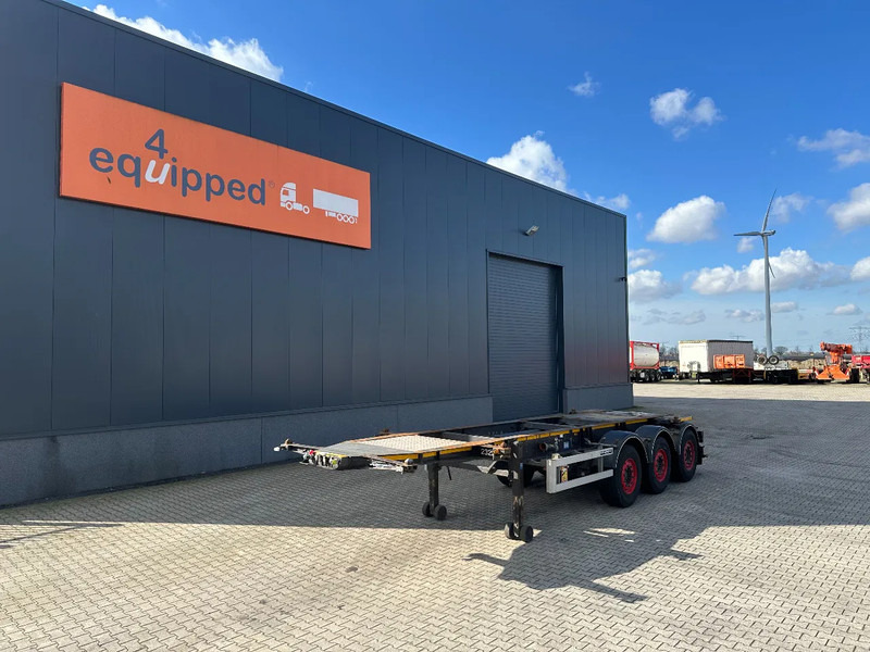 Burg 20FT ADR (EX/II, EX/III, FL, AT), Leergewicht : 3.690kg, SAF INTRADISC, 2x Liftachse, NL-Chassis - Semirremolque portacontenedore/ Intercambiable: foto 1 Burg 20FT ADR (EX/II, EX/III, FL, AT), Leergewicht : 3.690kg, SAF INTRADISC, 2x Liftachse, NL-Chassis - Semirremolque portacontenedore/ Intercambiable: foto 1
