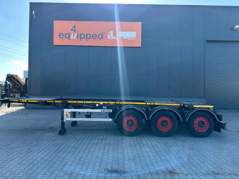 Burg 20FT ADR (EX/II, EX/III, FL, AT), Leergewicht: 3.690kg, SAF INTRADISC, 2x liftaxle, ALCOA, NL-Chassis - Semirremolque portacontenedore/ Intercambiable: foto 2 Burg 20FT ADR (EX/II, EX/III, FL, AT), Leergewicht: 3.690kg, SAF INTRADISC, 2x liftaxle, ALCOA, NL-Chassis - Semirremolque portacontenedore/ Intercambiable: foto 2