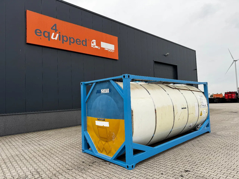 CIMC 20FT ISO / 25.010L / 1-COMP. / 22T6 / UN Portable / T11 / 5Y ADR- + CSC test: 02-2027 - Tanque de almacenamiento: foto 1 CIMC 20FT ISO / 25.010L / 1-COMP. / 22T6 / UN Portable / T11 / 5Y ADR- + CSC test: 02-2027 - Tanque de almacenamiento: foto 1