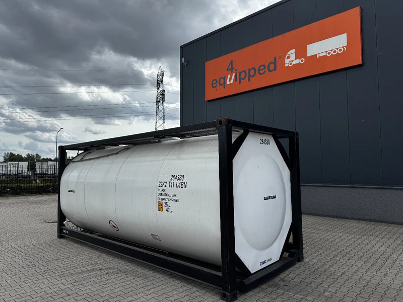 CIMC TOP: 2022, 20FT ISO, 25.030L, L4BN, UN Portable, T11, test: 09-2026 - Contenedor cisterna: foto 3 CIMC TOP: 2022, 20FT ISO, 25.030L, L4BN, UN Portable, T11, test: 09-2026 - Contenedor cisterna: foto 3