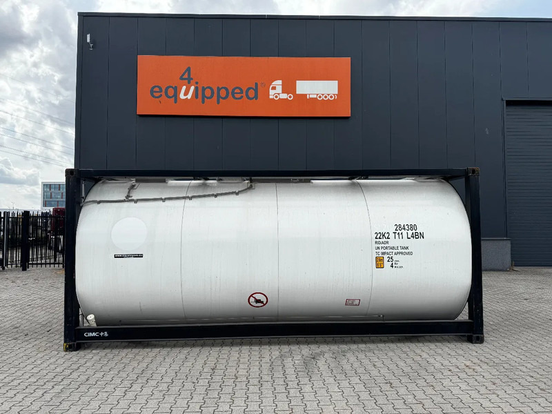 CIMC TOP: 2022, 20FT ISO, 25.030L, L4BN, UN Portable, T11, test: 09-2026 - Contenedor cisterna: foto 2 CIMC TOP: 2022, 20FT ISO, 25.030L, L4BN, UN Portable, T11, test: 09-2026 - Contenedor cisterna: foto 2