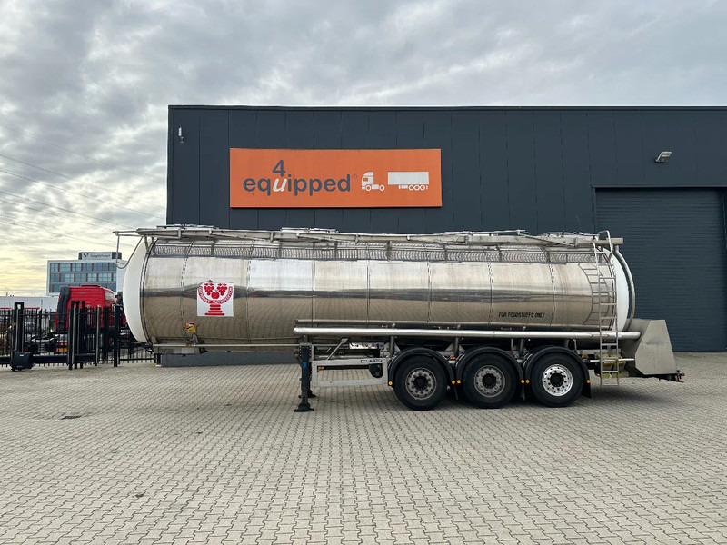 Feldbinder LEVENSMIDDELEN / FOOD / LEBENSMITTEL / 33.500L / 3-COMP / POMP / NL-trailer / APK: 09-2026, 10x beschikbaar - Semirremolque cisterna: foto 3 Feldbinder LEVENSMIDDELEN / FOOD / LEBENSMITTEL / 33.500L / 3-COMP / POMP / NL-trailer / APK: 09-2026, 10x beschikbaar - Semirremolque cisterna: foto 3